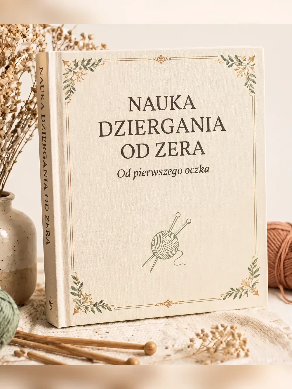 Bonus 1: pierwszy szalik na drutach krok po kroku